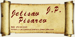 Jelisav Pisarev vizit kartica
